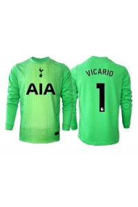 Tottenham Hotspur Guglielmo Vicario #1 Maalivahti Jalkapallovaatteet Kotipaita 2025-26 Pitkähihainen